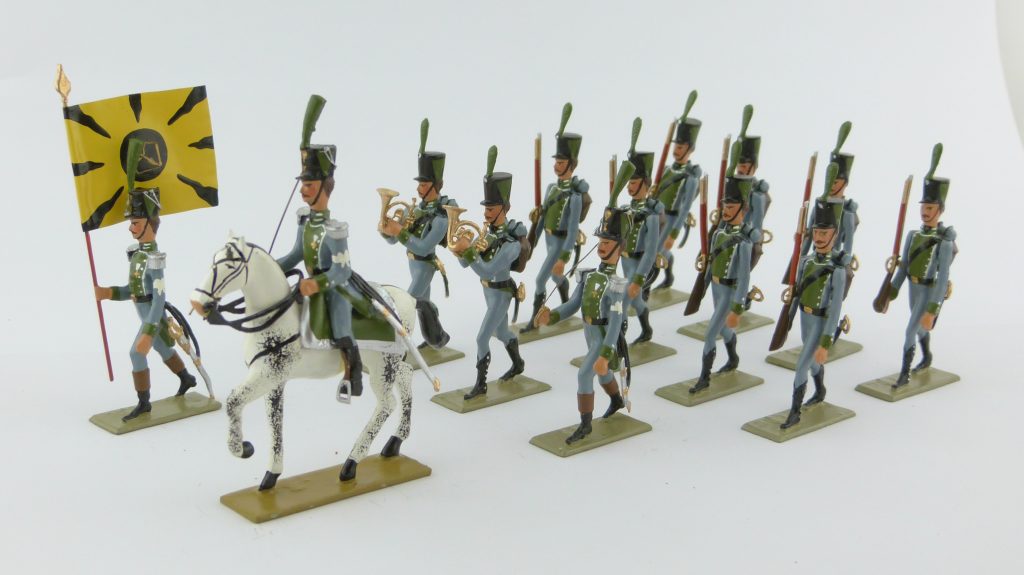 Carte photo groupe soldats Prussien feldgrau casque à pointe WW1