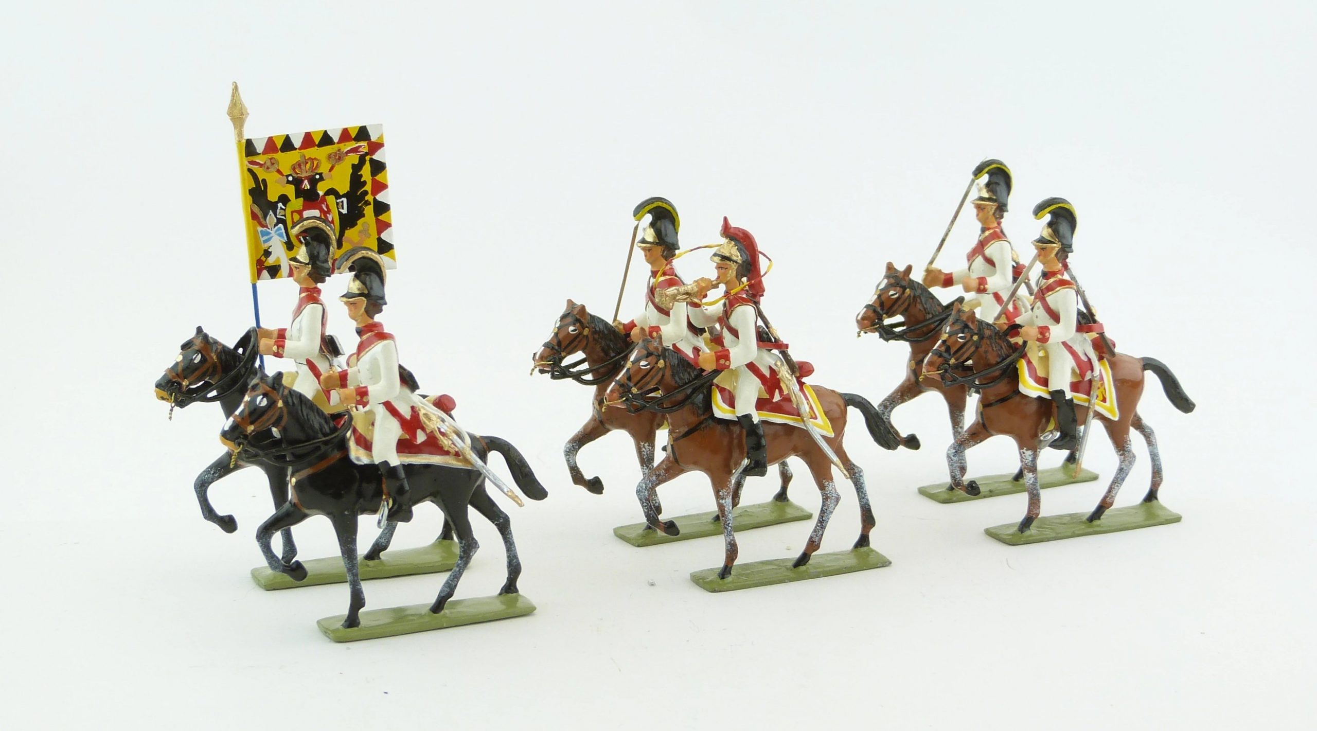Soldat De Plomb Vertunni - 4e Régiment Chevaux-légers - 1er Empire - 54mm (1:30) - France