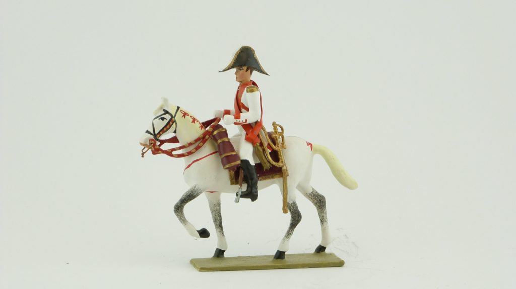Figurine Lucotte Ancienne – Chef Militaire à Cheval – Époque Napoléonienne – Cavalerie
