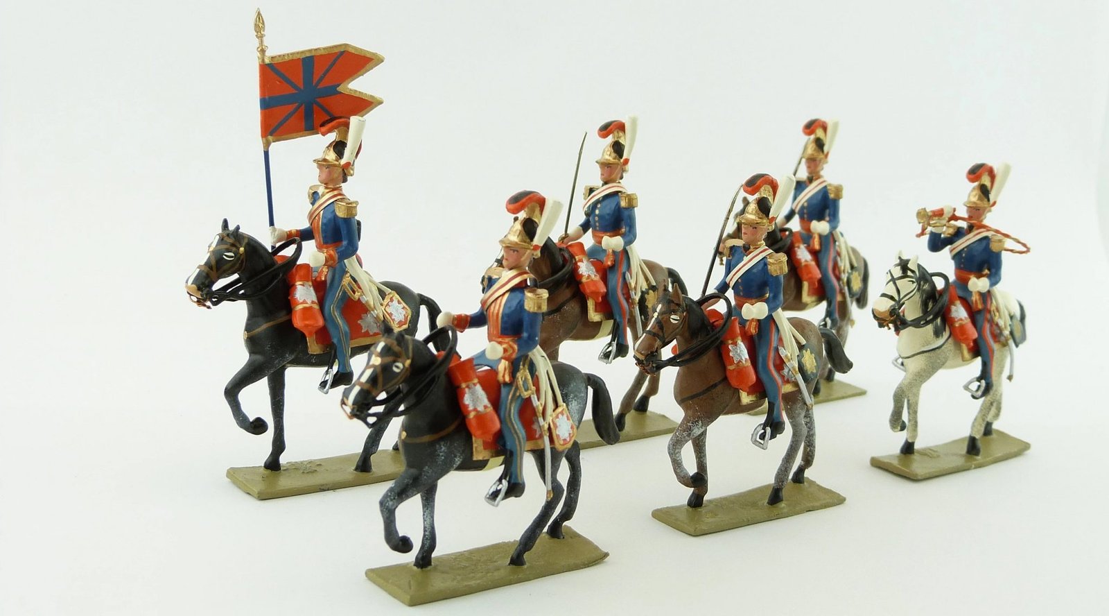 Figurine Soldat Plomb British Napoleonic - Royal Horse Guard - Peinte Main - Années 1980